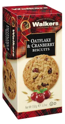 Immagine prodotto di Biscotti Walkers Oatflake e mirtilli rossi con fiocchi d'avena 150 g