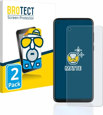 Produktbild von 2x BROTECT Schutzfolie für Motorola Moto G8 Power Displayschutz Displayschutzfolie Folie Matt Entspiegelungsfolie