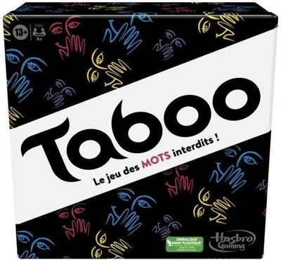 Produktbild von Hasbro Tabu Gesellschaftsspiel Lernspiel für Kinder und Familie