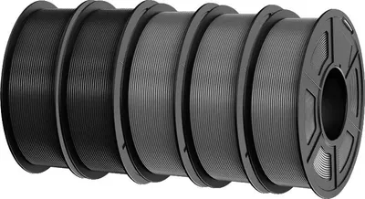 Immagine prodotto di filamento per stampante 3D, materiale PLA robusto, alta compatibilità, PLAplus 2.0 2BK 3GY