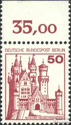 Produktbild von Briefmarken Berlin (West) 1977 Mi 536A Oberrandstück postfrisch Burgen und Schlösser