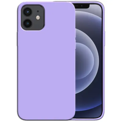 Obrázek produktu pro Smartphonica Silikonové pouzdro pro iPhone 12/12 Pro s měkkým vnitřkem - fialové