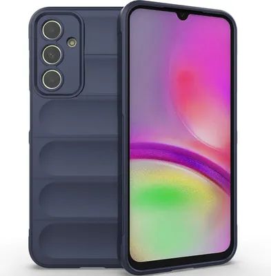 Produktbild von Handyhülle für Samsung Galaxy A25 Weich TPU Silikon Stossfest Anti-rutsch Hülle Dunkelblau