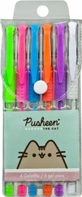 Produktbild von Undercover PUSH0194, Verschlossener Gelschreiber, Blau, Grün, Grau, Orange, Pink, Violett, Mehrfarbig, Sichtverpackung