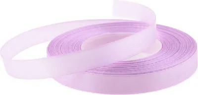 Image de Ruban de satin 12 mm/32 m - lilas, bruyère