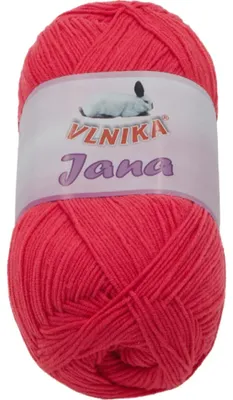 Image de Fil JANA - 100 g, 330 mètres - Rouge