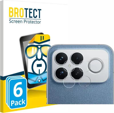 Produktbild von 6x Für Xiaomi Poco F8 Ultra 5G (NUR Kameraschutz) Schutzfolie BROTECT Displayschutz Display Schutz Folie Klar Transparent