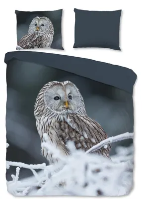 Productafbeelding van Good Morning Dekbedovertrek Katoen Bennie - grey 200x200/220cm
