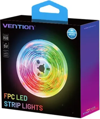 Produktbild von Vention RGB FPC LED-Lichtband mit Fernbedienung 5V 2m