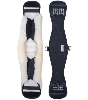 Obrázek produktu pro Waldhausen krátký obvod jehněčí kůže černá/přírodní 75 cm