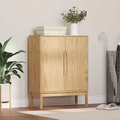 Immagine prodotto di vidaXL Credenza marrone cera 70 x 30 x 70,5 cm in legno di pino massiccio