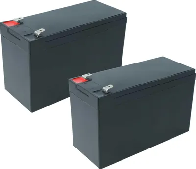 Produktbild von vhbw 2x Akku Bordbatterie kompatibel mit E-Scooter Wohnwagen, Boot, Camping, Wohnmobil (6 Ah, 12 V, AGM), 15,2 x 10 x 6,6 cm