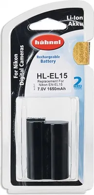 Produktbild von Hähnel Akku passend für Nikon EN-EL15 7,0Volt 1650mAh Li-Ion (kein Original)