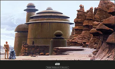 Produktbild von Wandbild - Star Wars Classic RMQ Jabbas Palace - Größe 70 x 50 cm