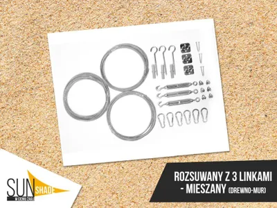 Obrázek produktu pro Plachty na 3 lanech, sada MIX