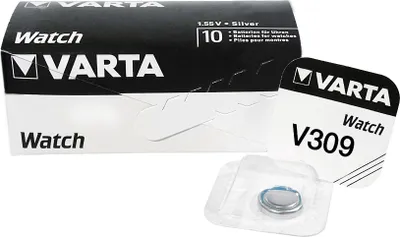 Immagine prodotto di Batteria Varta a bottone all'ossido d'argento -Poliuretano10 pezzi - V301-V399