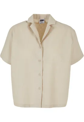 Immagine prodotto di Urban Classics - Camicia da donna in misto lino softseagrass - 5XL