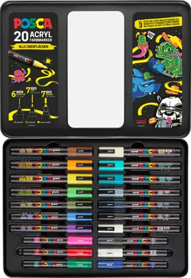 Produktbild von POSCA Marker UNI Etui Graffiti 20x