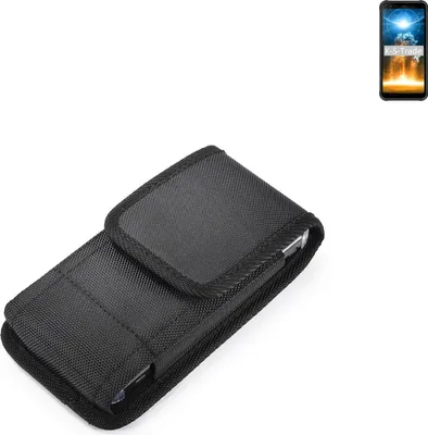 Produktbild von Holster Gürteltasche kompatibel mit Blackview BV6300 Pro Holster Gürtel Tasche wasserabweisend Handy Hülle Schutz Hülle Outdoor schwarz K-S-Trade