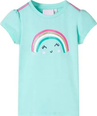 Produktbild von Kinder-T-Shirt Helles Minzgrün 92