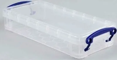 Produktbild von Really Useful Boxes 5060024805550, Aufbewahrungsbox, Transparent, Rechteckig, Kunststoff, Einfarbig, Transparent