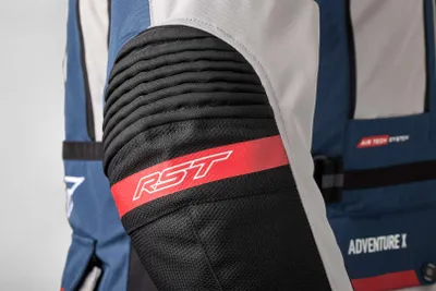 Zdjęcie produktu dla RST Pro Series Adventure-X kurtka tekstylna srebrny/niebieski/czerwony Rozmiar: S