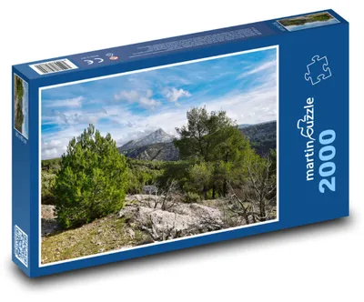 Produktbild von martinpuzzle - Puzzle 2000 Teile - Frankreich - Montagne Sainte-Victoire
