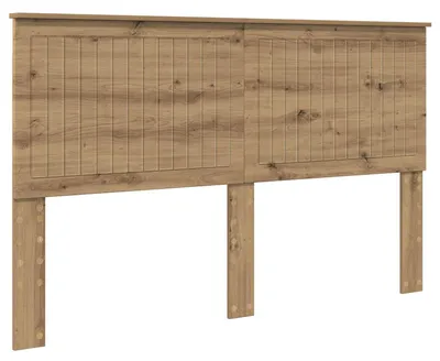 Image de vidaXL Tête de lit en chêne Artisan 160 cm Bois composite