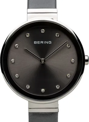 Productafbeelding van Bering dameshorloge, polshorloge, slank, klassiek - 12034-609, lederen band