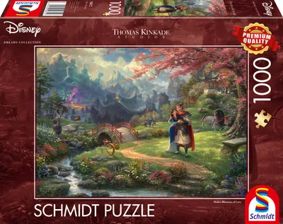 Produktbild von Schmidt Spiele Puzzle Thomas Kinkade, Disney, Mulan, 1000 Teile