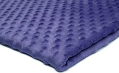 Obrázek produktu pro Minkee Dots Nubs, Dimples Dots Pletenina Fialová 50 x 155 cm