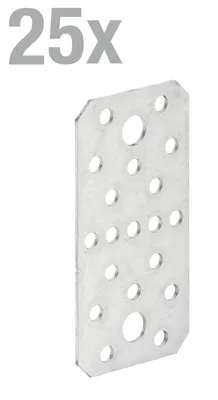 Produktbild von Alberts Duoverbinder Stahl sendzimirverzinkt 100 x 50 x 1,5 mm 25er Set