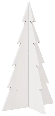Immagine prodotto di vidaXL Albero di Natale da decorare bianco 80 cm in legno di pino massiccio