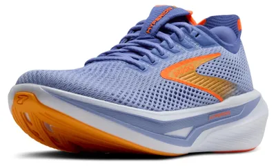 Productafbeelding van Brooks Hyperion 3 hardloopschoenen voor dames, blauw/oranje/wit, maat US 7