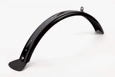 Schutzblech hinten für Faltrad L-Version Aluminium Schwarz mit Klappe