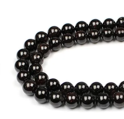 Obrázok produktu pre Korálky z granátu, 6 mm, 60 kusov, polodrahokamy