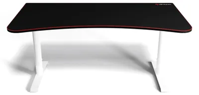 Produktbild von Arozzi Arena Groß Gaming-Schreibtisch - 160 x 82 x 71-81 cm - Weiß