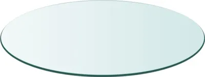 Produktbild von vidaXL Tischplatte aus gehärtetem Glas rund 700 mm