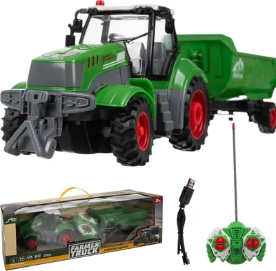 Produktbild von Kruzzel 24591 RC traktor so sklápacím prívesom 1:24