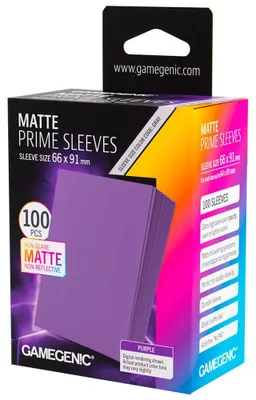 Image de Gamegenic - Protège-cartes Prime - Finition mate - Violet