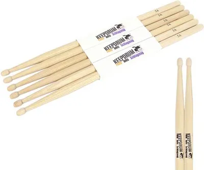 Zdjęcie produktu dla pałki perkusyjne keepdrum 5A Hickory 3 pary