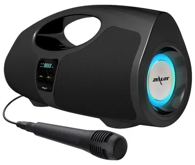 Zdjęcie produktu dla Bezprzewodowy głośnik Bluetooth, wysokiej jakości bas, wbudowany mikrofon, CZARNY