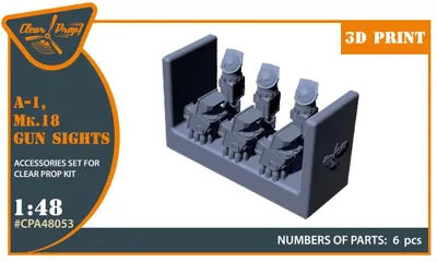 Produktbild von Clear Prop Accessories CPA48053 - 1:48 Mk.18, A-1 gun sights - Neu