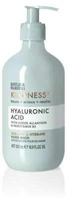 Produktbild von Baylis & Harding Kindness+ Hyaluronsäure Handwäsche 500ml feuchtigkeitsspendende Flüssighandseife mit Hyaluronsäure