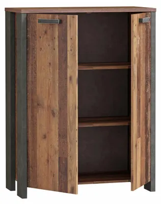 Produktbild von Kommode CLIF 2 Türen Optik: Old Wood Vintage von Forte