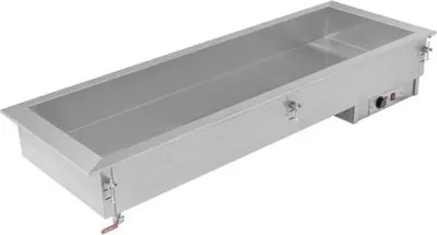 Produktbild von KBS Einbau Bain Marie 1440x610x304 mm Gn 4/1 steckerfertig 230 Volt Edelstahl