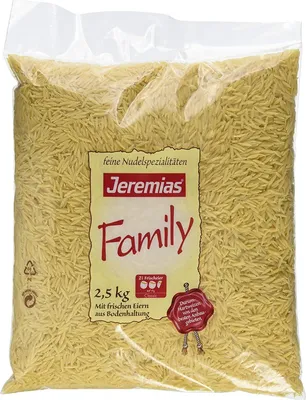 Image de Jeremias riz aux nouilles Classic Family nouilles aux œufs frais 2500g