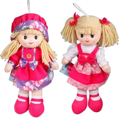 Produktbild von AMIA Weichpuppe Wollhaarpuppe Lotte 40 cm sortiert