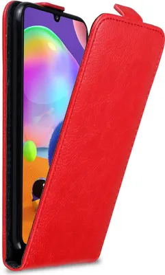 Zdjęcie produktu dla Cadorabo pokrowiec ochronny na Samsung Galaxy A31 w czerwonym etui z klapką pokrowiec na telefon komórkowy