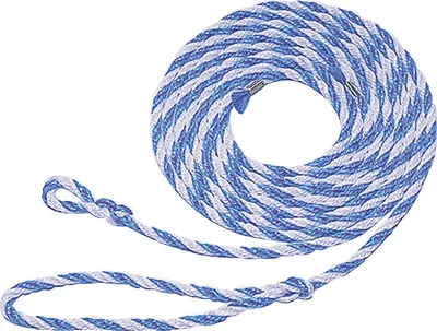 Produktbild von Kerbl Viehtransportstrick blau weiß 320cm mit großer Schlaufe